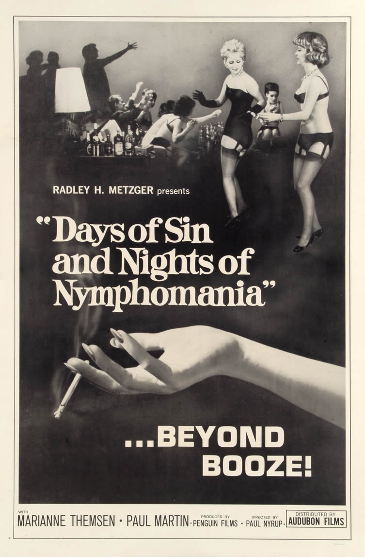 《罪恶的日子》和《花痴的夜晚》，由普雷本·尼古拉森、安德斯·达勒鲁普和安妮特·波斯特主演。导演:保罗·尼鲁普，1963年