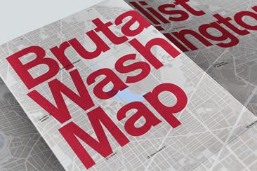 Brutalist Washingto n Map