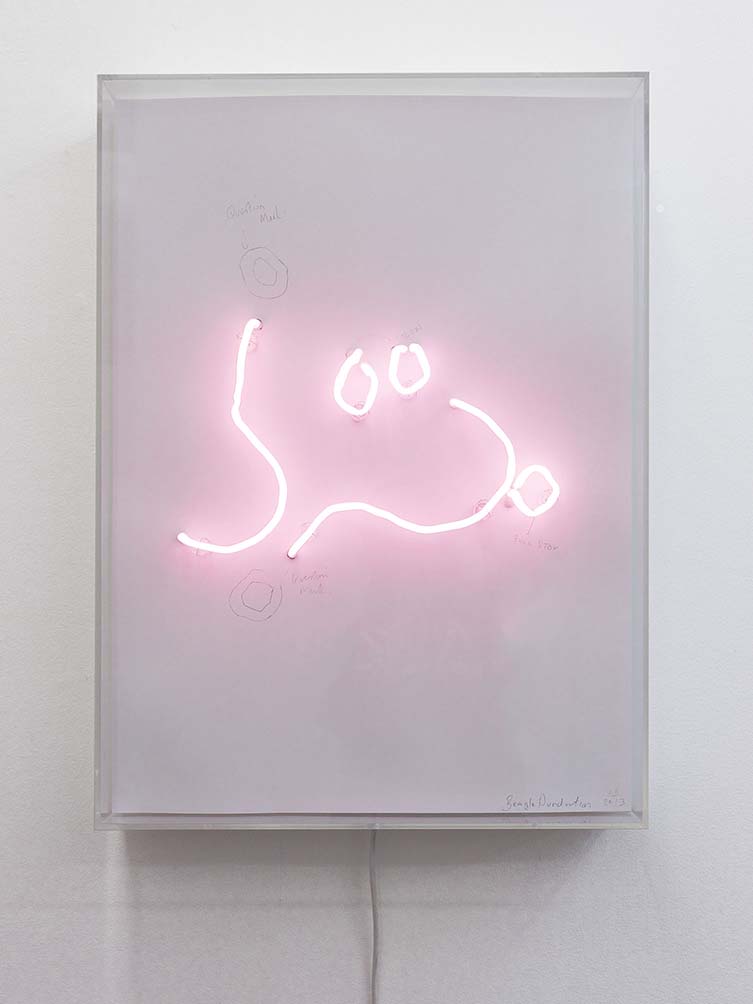 菲奥娜·班纳，《Beagle Punctuation》，2011年，由艺术家提供
