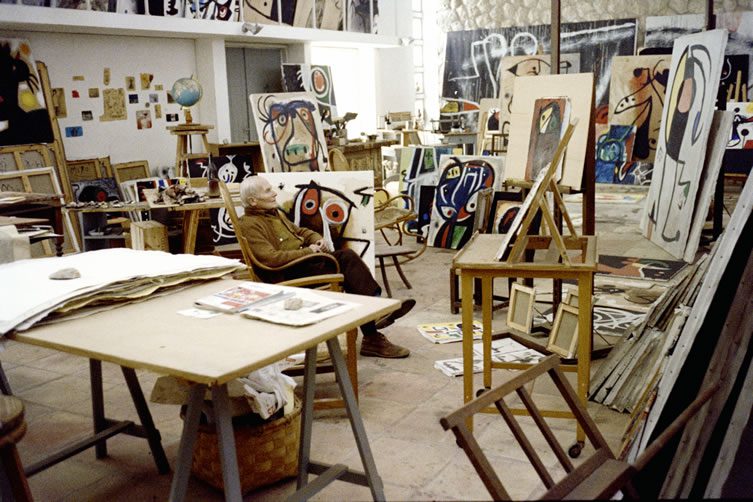 Miró的工作室
