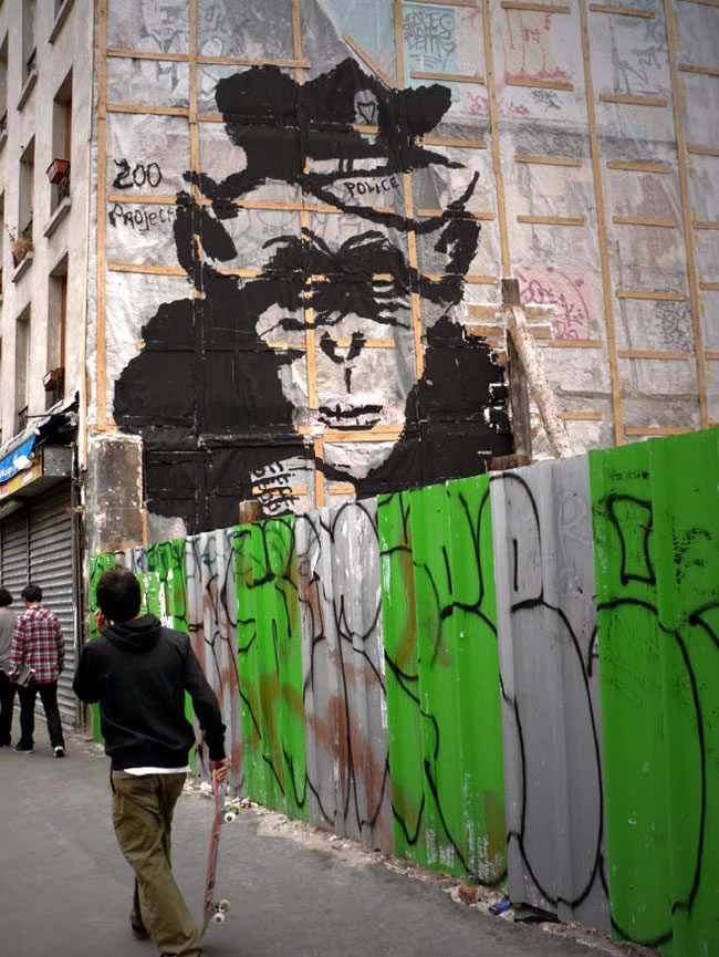 动物园计划巴黎街头艺术
