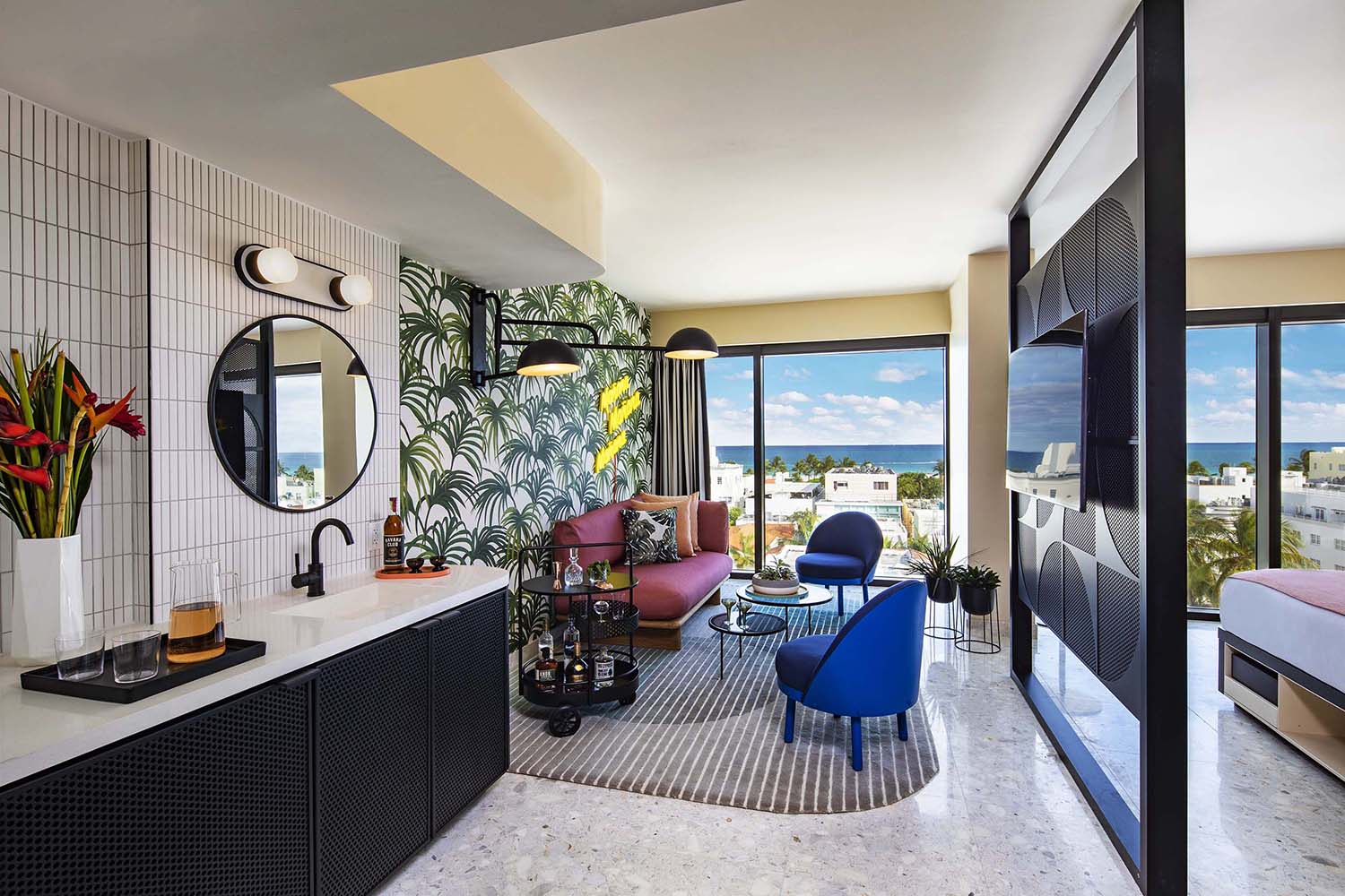 莫西迈阿密南海滩设计酒店由罗克韦尔集团万豪设计