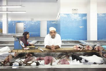 马斯喀特的穆特拉鱼市场