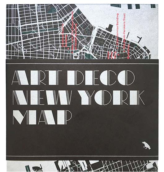 由Blue Crow Media、Allison C. Meier和Jason Woods绘制的纽约装饰艺术建筑地图