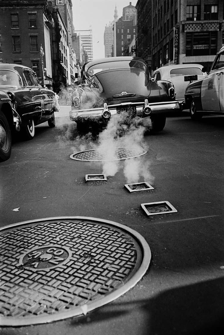 Werner Bischof, Steam Escapes，纽约，1953年