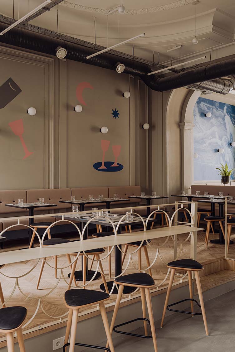 Projekt Praga和Mamastudio设计的华沙Pierogi餐厅