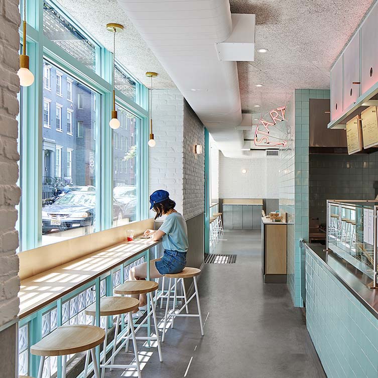 君子厨房布街餐厅,徐汇,赢家在室内空间和展览设计类别,2018 - 2019。