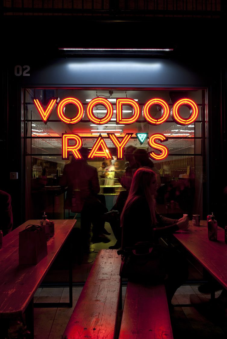 Voodoo Ray's Boxpark，伦敦肖尔迪奇区