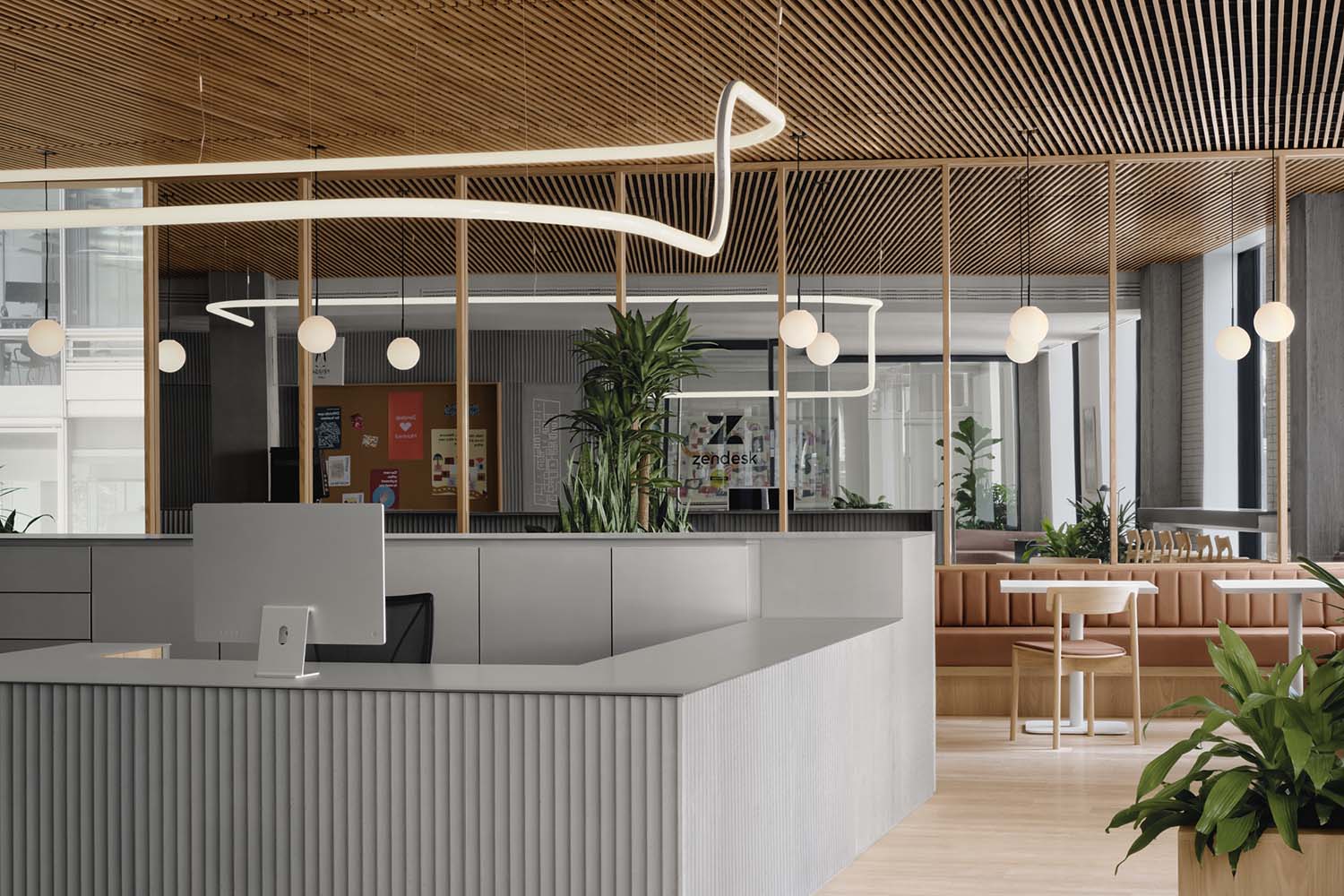 蒙特利尔Zendesk办公空间由MRDK和Studio MHA设计